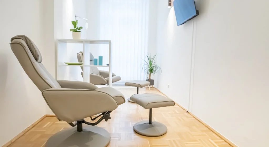 Ruhebereich mit Relaxsessel